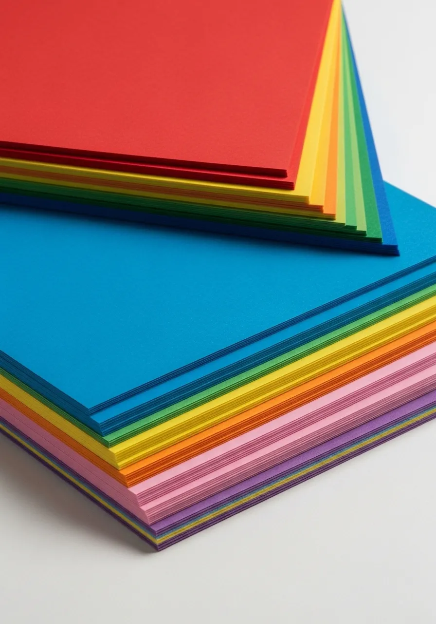 Renkli A4 Kağıt 10 Renk 100 Yaprak