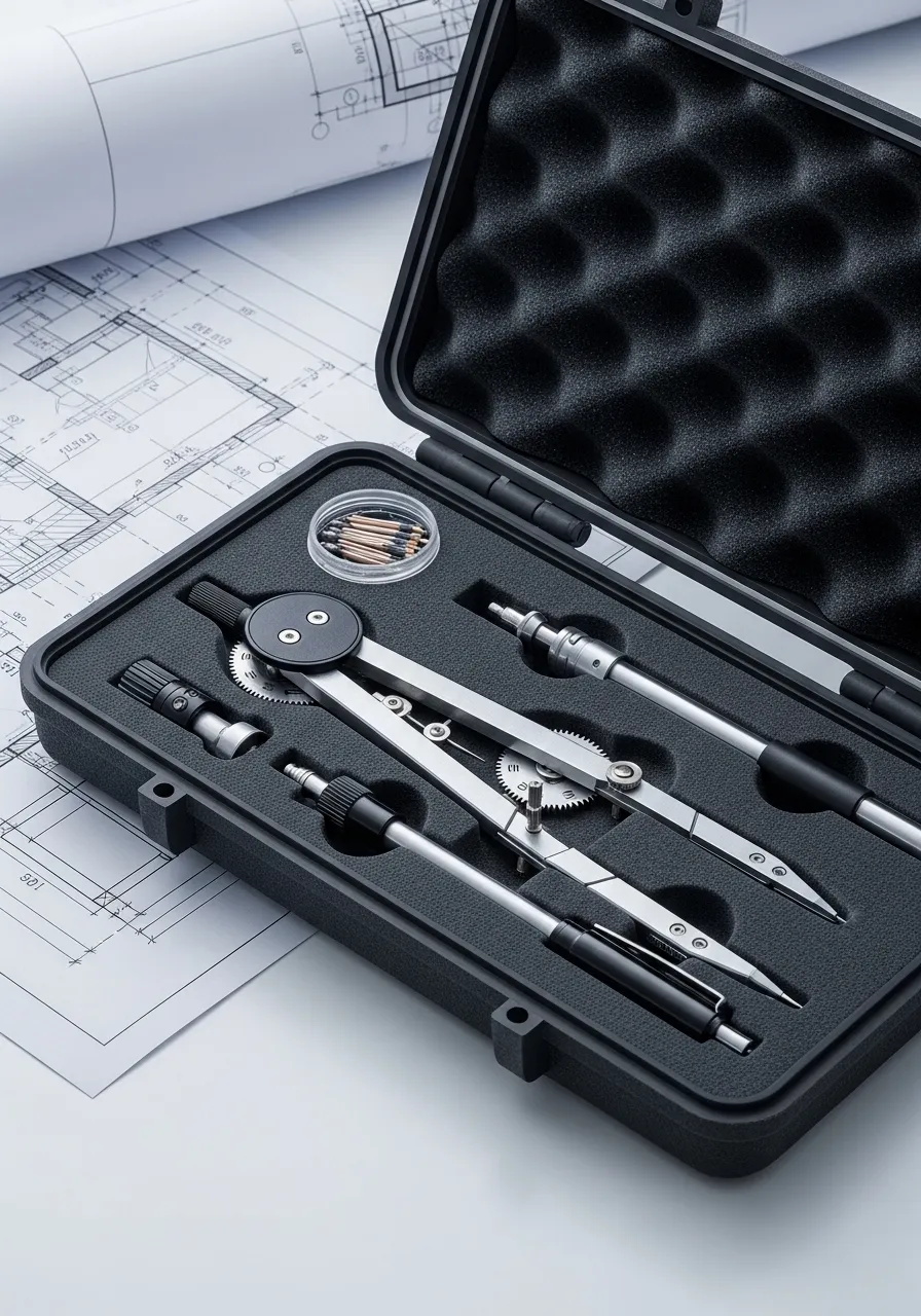 Rotring Pergel Seti 4 Parça