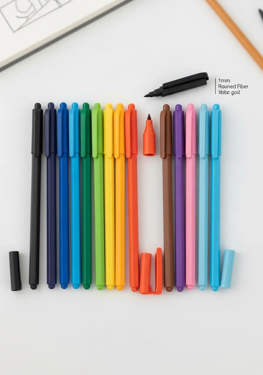 Edding 1200 İnce Keçeli Kalem 10lu