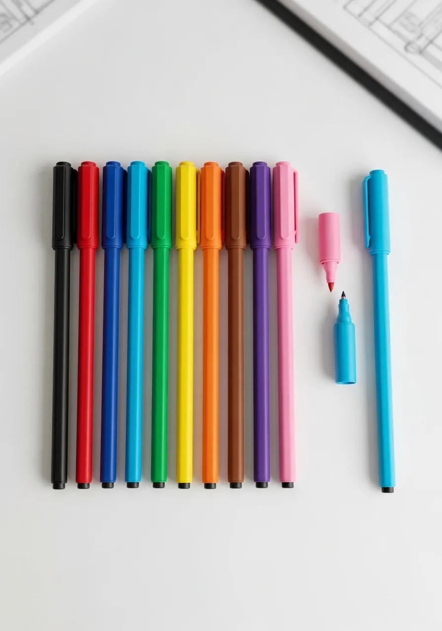 Edding 1200 İnce Keçeli Kalem 10lu