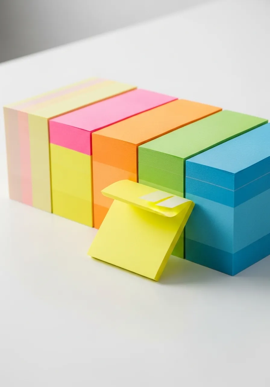 Yapışkanlı Not Kağıdı 5 Renk 500 Yaprak