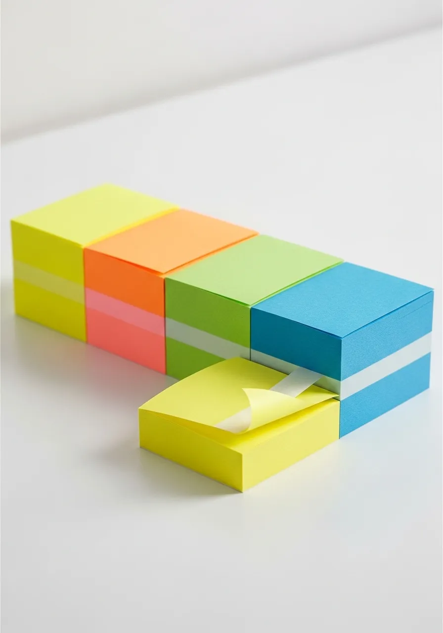 Yapışkanlı Not Kağıdı 5 Renk 500 Yaprak