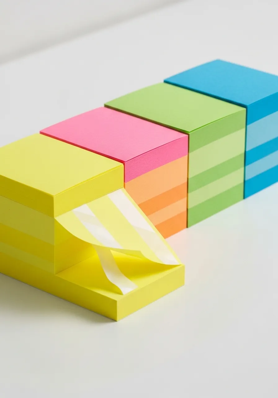 Yapışkanlı Not Kağıdı 5 Renk 500 Yaprak