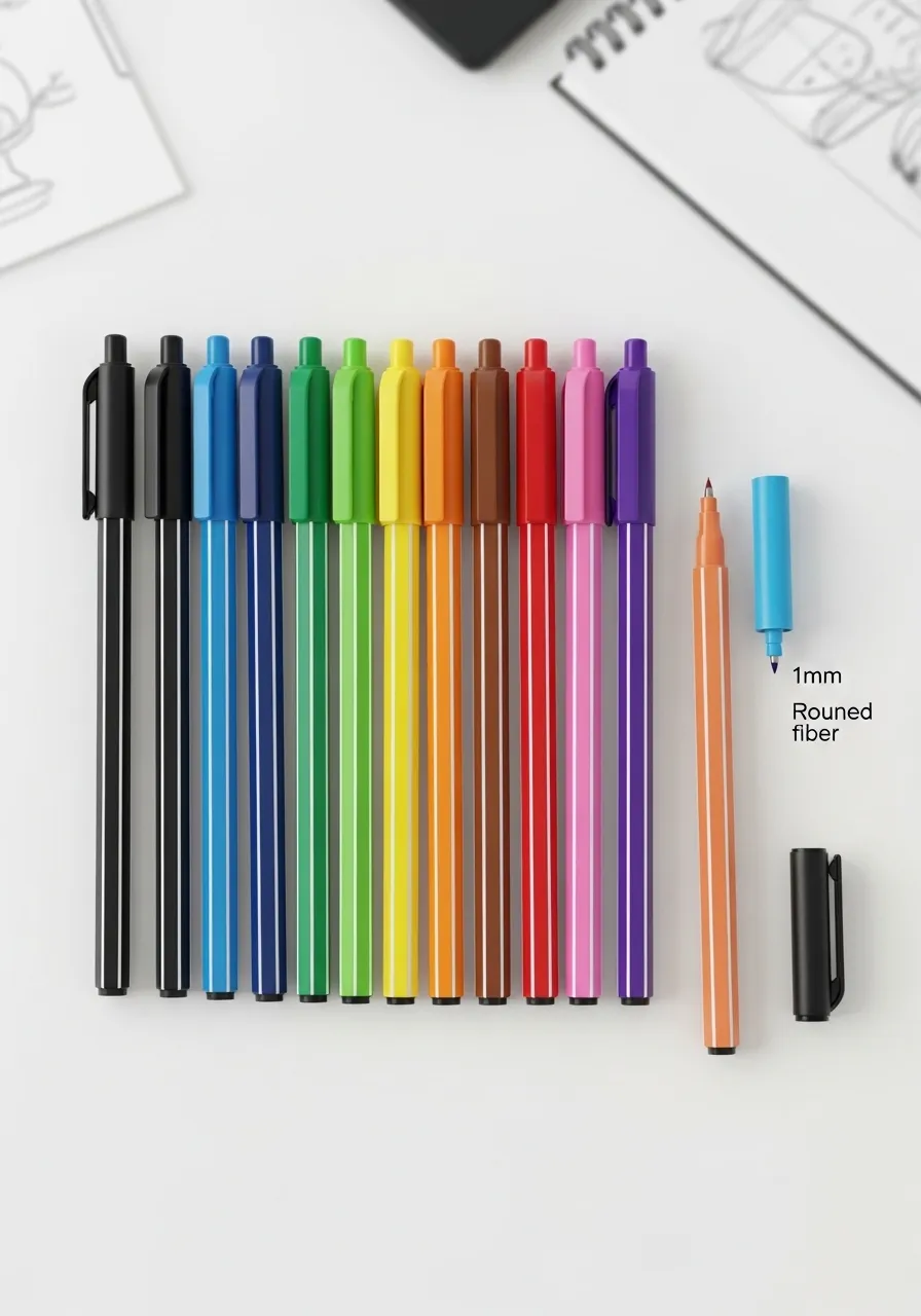 Edding 1200 İnce Keçeli Kalem 10lu