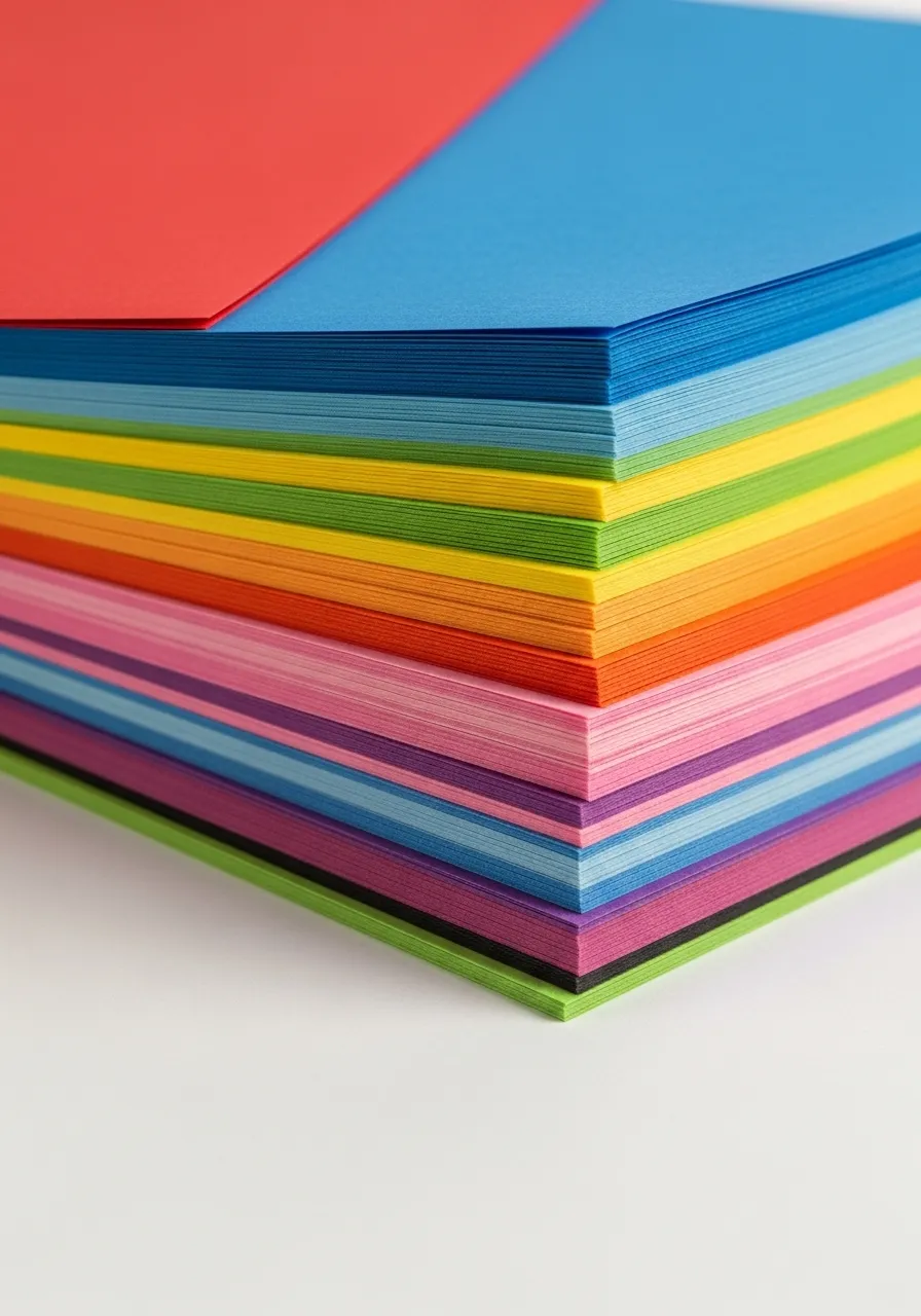 Renkli A4 Kağıt 10 Renk 100 Yaprak